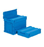 折りたたみ収納ボックス・収納ケース　サンクレットオリコンP19B-B ＜外寸＞36.6&times;26.4&times;28.6cm｜ぷらすちっく屋　サンコー