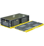 折りたたみ収納ボックス・収納ケース オリコンEP96B-SW＜外寸＞90.0&times;50.0&times;26.2cm｜ぷらすちっく屋　サンコー