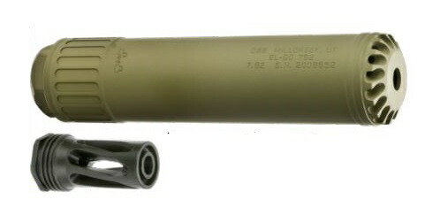 ANGRY GUN 発光サイレンサー OSS EL-QD762& QD ハイダー FDEカラー ELQD1T-FDE