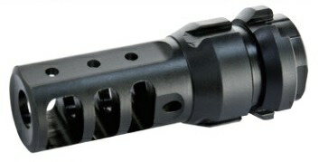 ANGRY GUN Key Mount MUZZLE BRAKE　14mm逆　 DEAD AIRタイプ　Sandman-S　Fe製 20211101-CCW｜サンコー ホビー