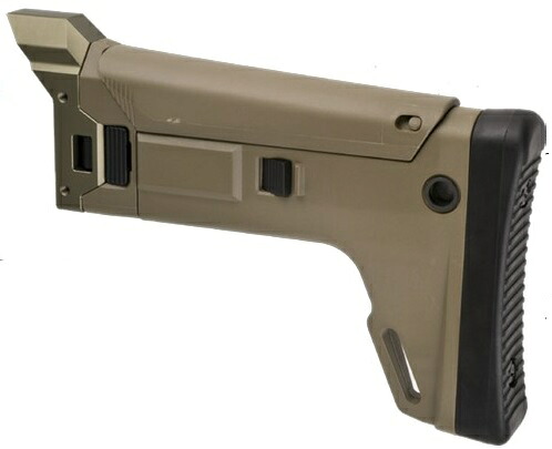 Bow Master フォールディング ストックキット FDEカラー MASADA (Bushmaster ACR)タイプ 東京マルイ AKM GBB用 BOW-GMF-AC03-FDE
