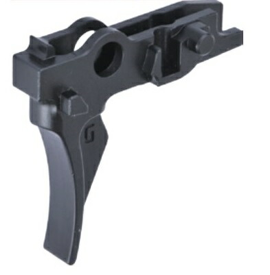 C&C Tac トリガー GEISSELE Lightning Bowタイプ Black　SUS CNC　東京マルイM4MWS対応 CCT0181