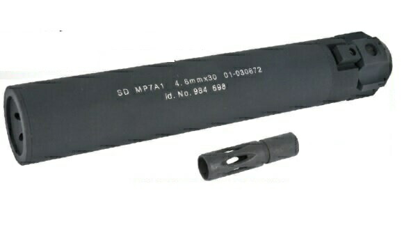 ANGRY GUN サイレンサー ダミータイプ MP7A1 QD 12mm逆ネジ 東京マルイ用 AG-MP7DS-TMV2