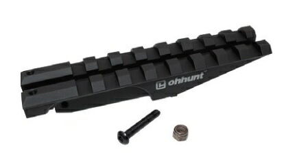 WII TECH　リアサイトレールマウント　ohhunt刻印タイプ　東京マルイ AKM GBB 対応　02341