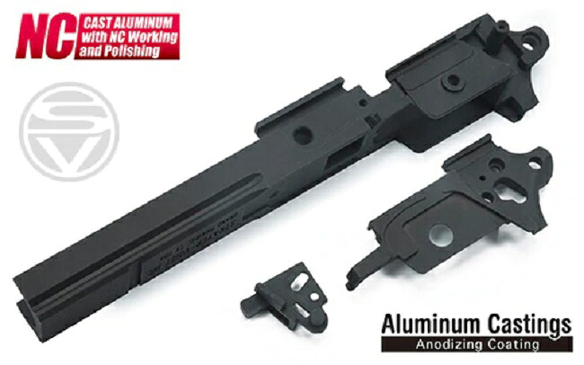 GUARDER 4.3 ドレスアップパーツ Black SV 東京マルイ HI-CAPA4.3サイズ CAPA-61(V)BK