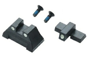 GUARDER スティールナイトサイトセット東京マルイ USP GBB用 USP-22(WHITE）
