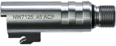 GUARDER SUS Silver チャンバーカバー 東京マルイ M1911＆Hi-CAPAシリーズ用 NW7125.45ACP刻印 M1911-44(E)SV