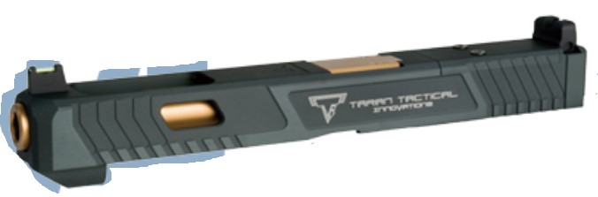 BOMBER AIRSOFT BAC ドレスアップパーツ サイドポリッシュ Black 　Goldアウター NEW　TTI Glock34　MOS COMBAT MASTER SidePolish & Silver Gray　東京マルイ　Glock17 Gen.3 GBB用