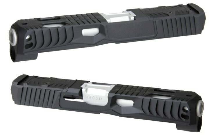 Bomber Airsoft ドレスアップパーツ NORSSO N47 Reptil XP Silverバレル付き Umarex(VFC) GLOCK45/19 Gen.5 対応 BM-SL-N47-RMR-SV
