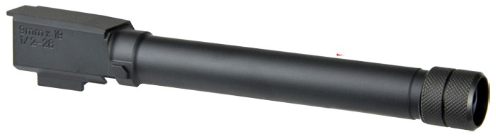 DETONATOR サイレンサーアウターバレル Sauer Factoryタイプ Black 14mm逆 東京マルイ P320用 OB-TM62ABK