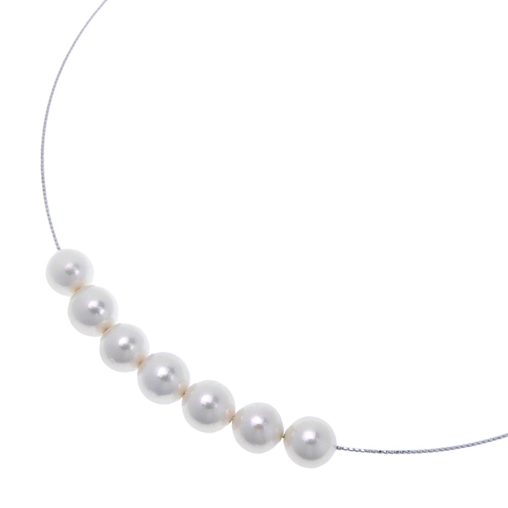 楽天市場】[返品OK]イリスパイラ 和真珠ネックレス TS22-N48 K18WG