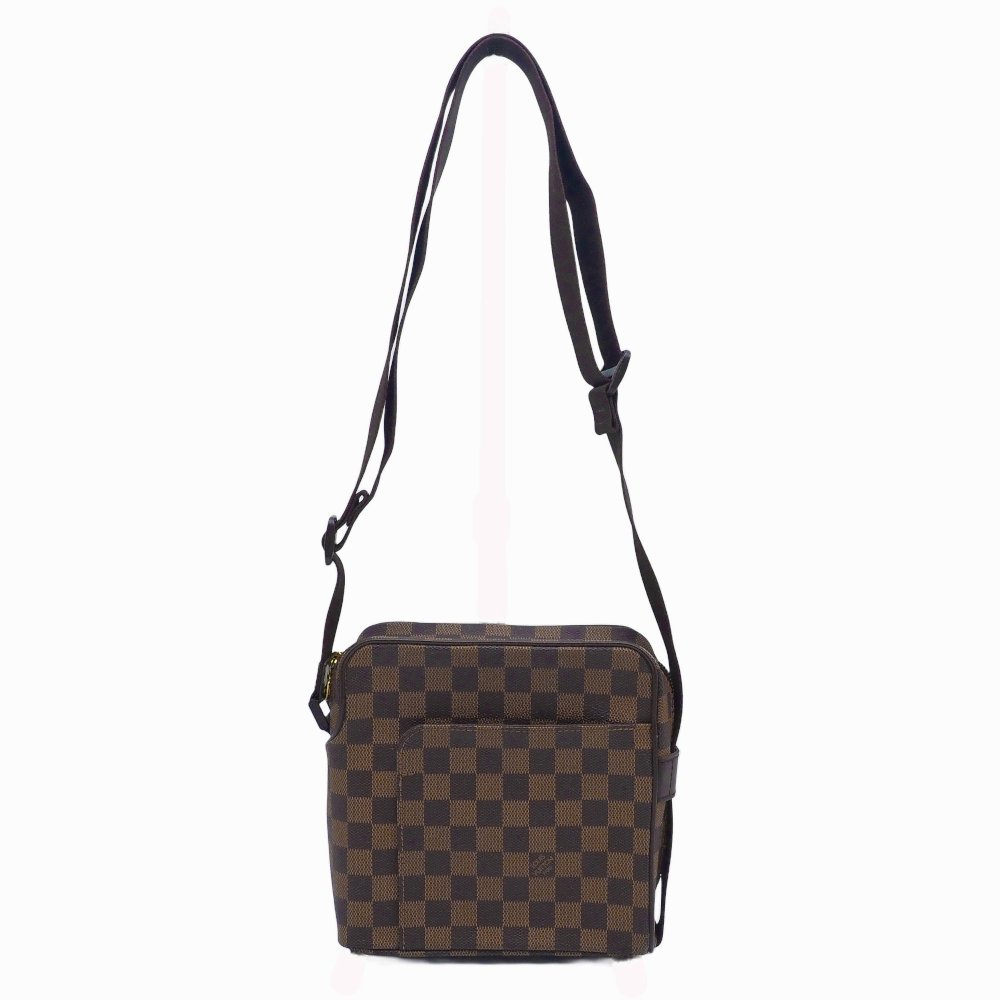 良品！ルイヴィトンLOUISVUITTONダミエ ショルダーバッグ ルイ・ヴィトン(LOUIS VUITTON)ルイヴィトン ダミエ オラフ PM