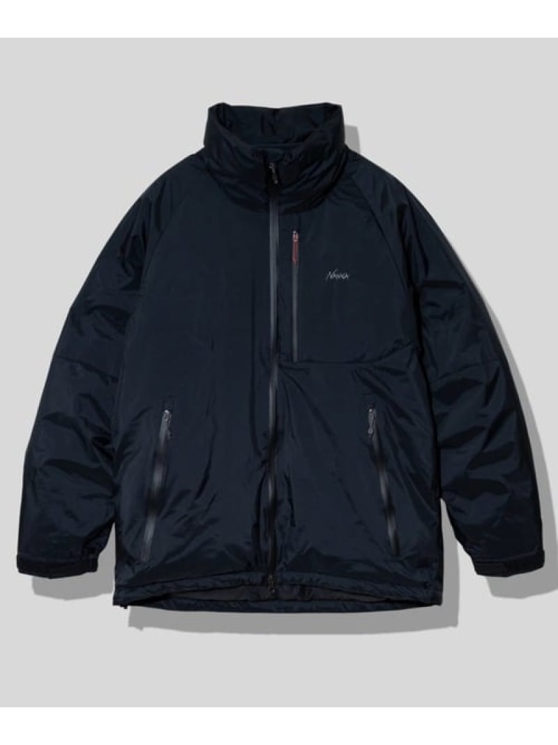 NANGA/ナンガ AURORA TEX STAND COLLAR DOWN JACKET (MENS) GSC MENS SELECT ゴースローキャラバン ジャケット・アウター ダウンジャケット・ダウンベスト ベージュ ブラック【送料無料】[ Fashion]