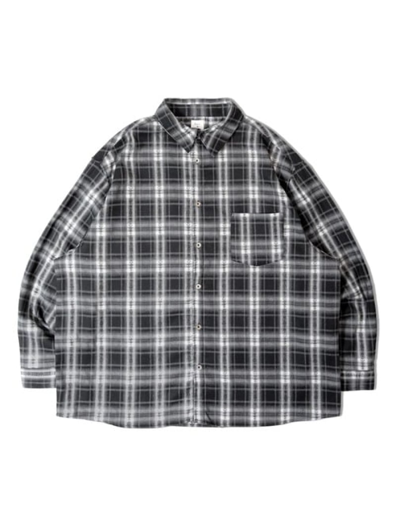 Revo./レヴォ ジャガードオンブレチェックLSシャツ(MENS) SELECT BRANDS ジャックローズ トップス シャツ・ブラウス ブラック ブルー ワインレッド【送料無料】[ Fashion]