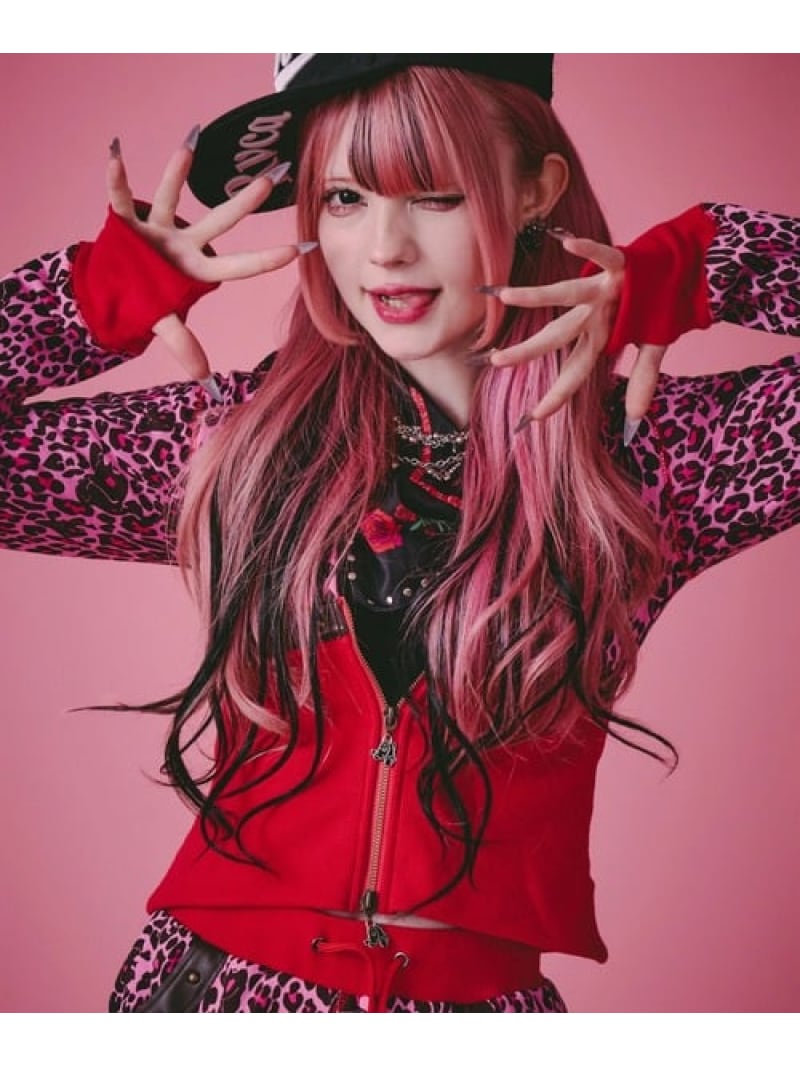 GALFY/ガルフィー 柄姐フーディー(WOMENS) SELECT BRANDS ジャックローズ トップス スウェット・トレーナー ピンク カーキグリーン ベージュ ブラウン【送料無料】[ Fashion]