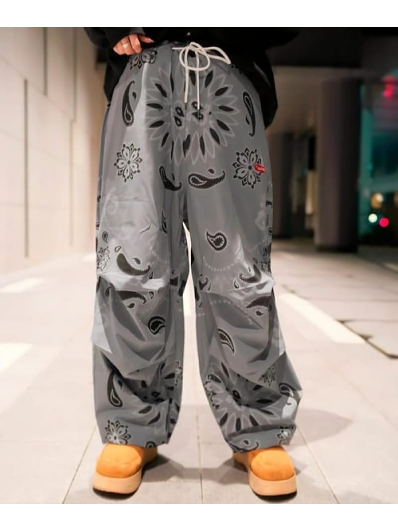 【GALFY&times;GALLIS ADDICTION】安定の別注パンツ(MENS) GALLIS ADDICTION ジャックローズ パンツ その他のパンツ ブラック グレー【送料無料】[ Fashion]｜SANKO BAZAAR