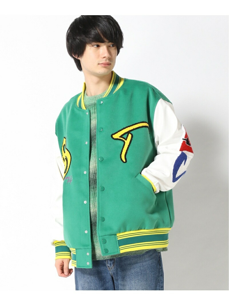 【楽天市場】【SALE/40%OFF】(M)GALLISADDICTION/GA SAGARA VARSITY JAC JACKROSE ...