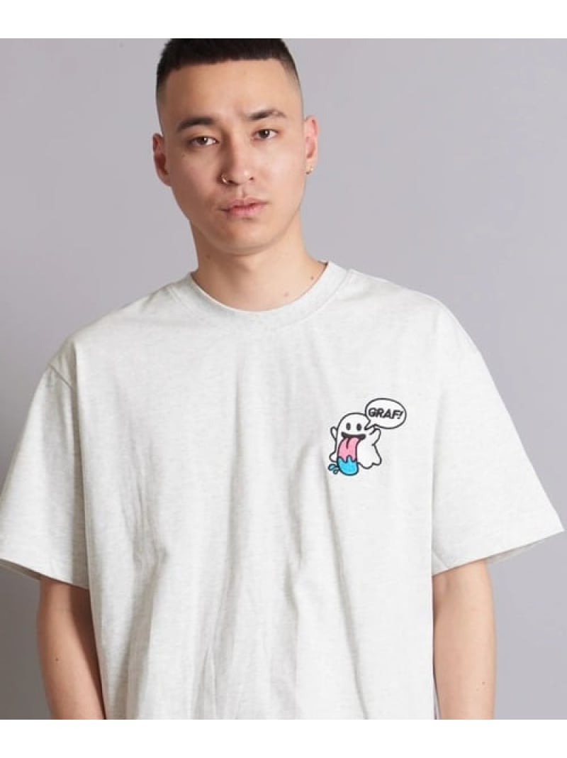 GRAF&WU/グラフアンドウー 12-SSTEE(MENS) SELECT BRANDS ジャックローズ トップス カットソー・Tシャツ ホワイト ブラック【送料無料】[ Fashion]