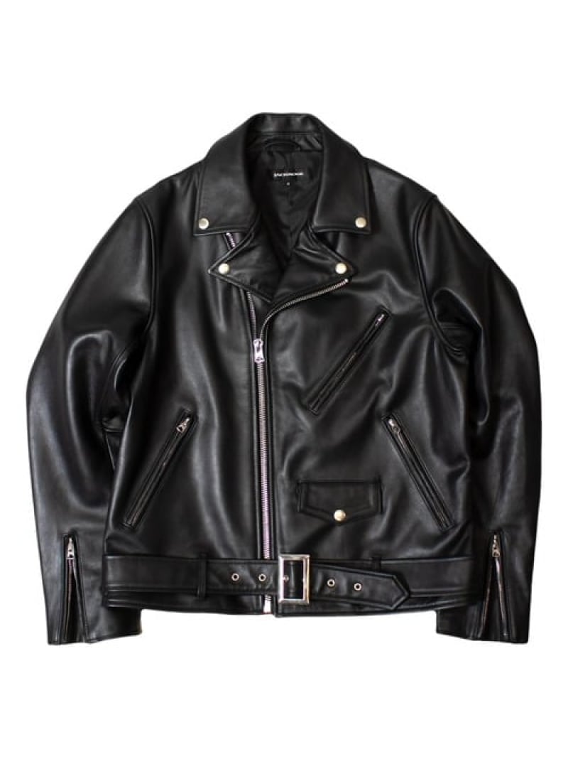 楽天市場】ROLLING STONES X JACKROSE ラムレザーWライダース