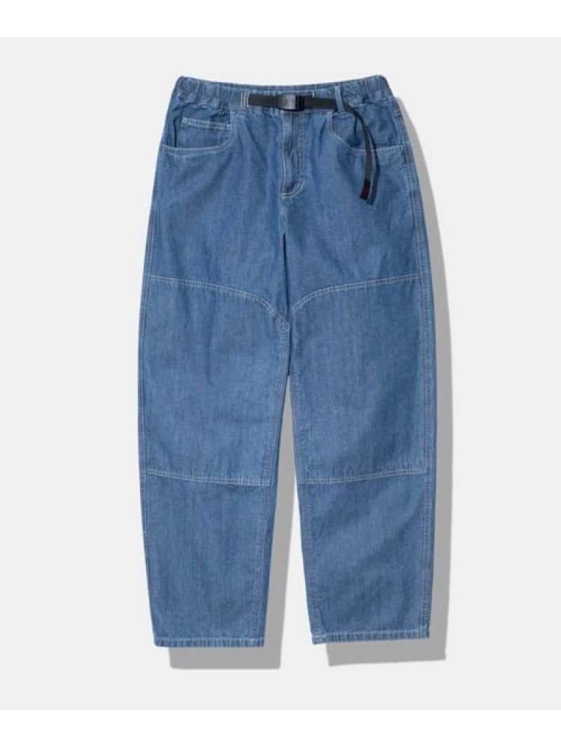 GRAMICCI/グラミチ JAPANESE CHAMBRAY DOUBLE KNEE (MENS) GRAMICCI ゴースローキャラバン パンツ その他のパンツ ブルー【送料無料】[ Fashion]｜SANKO BAZAAR