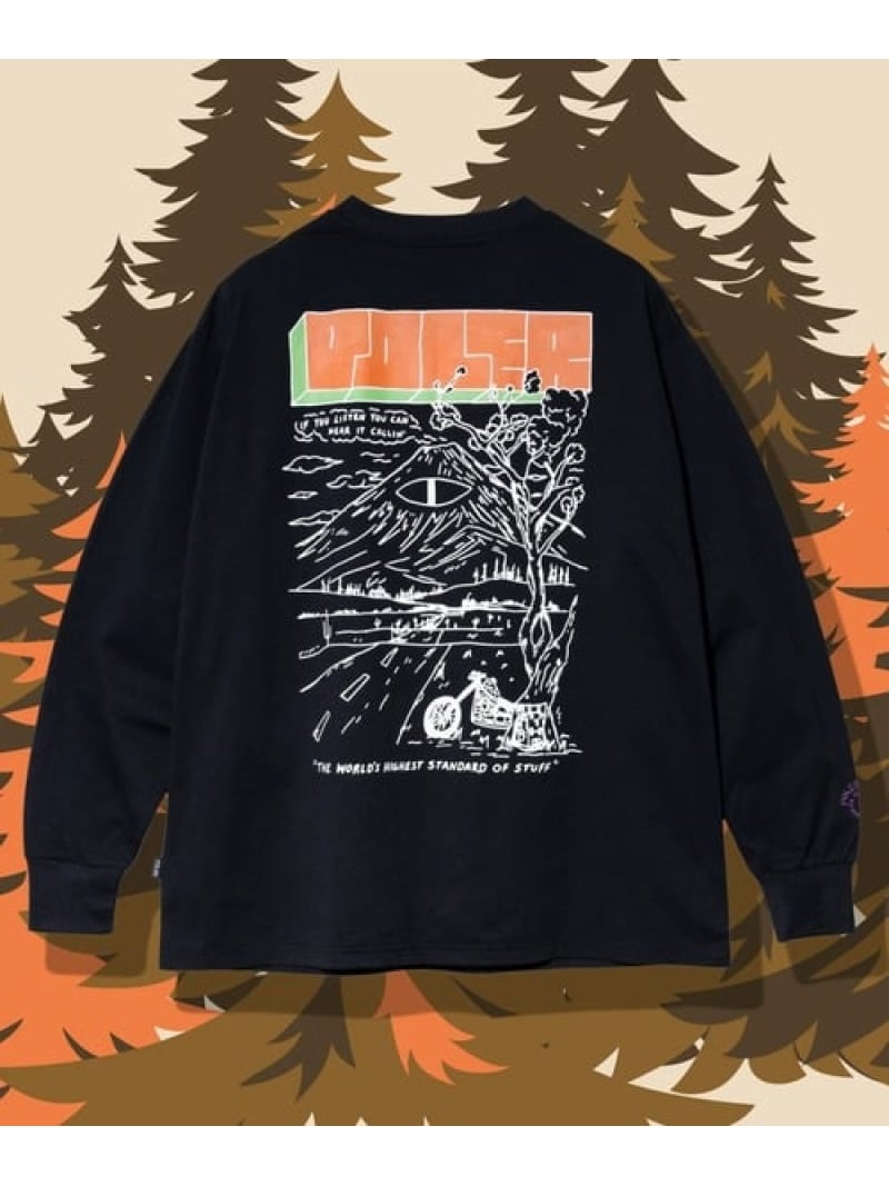 【GSC別注】POLeR/ポーラー POLeR×GSC HEAR IT CALLIN' RELAX FIT L/STEE (MENS) GSC MENS SELECT ゴースローキャラバン トップス カットソー・Tシャツ ベージュ ブラック【送料無料】[ Fashion]