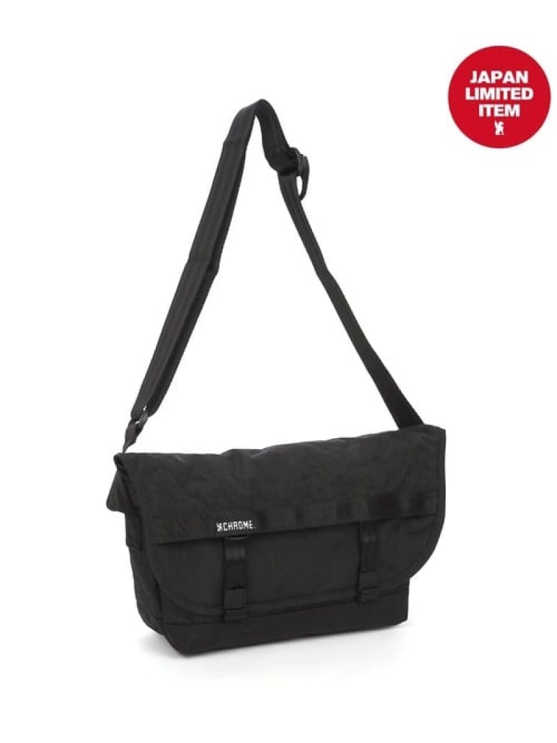 CHROME/クローム COURIER FLAP MSNGR 6L GSC GOODS & SHOES SELECT ゴースローキャラバン バッグ ショルダーバッグ ブラック【送料無料】[ Fashion]