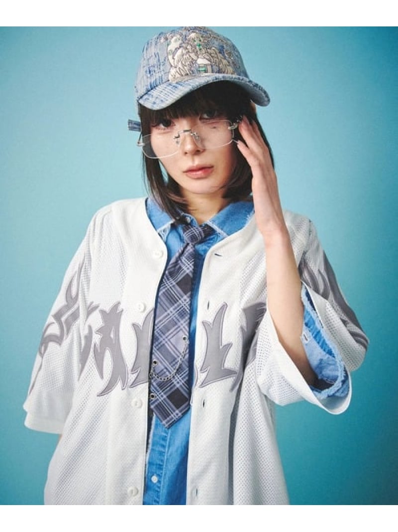 GALFY/ガルフィー 部族長メッシュシャツ SS(MENS) SELECT BRANDS ジャックローズ トップス シャツ・ブラウス ホワイト ブラック【送料無料】[ Fashion]