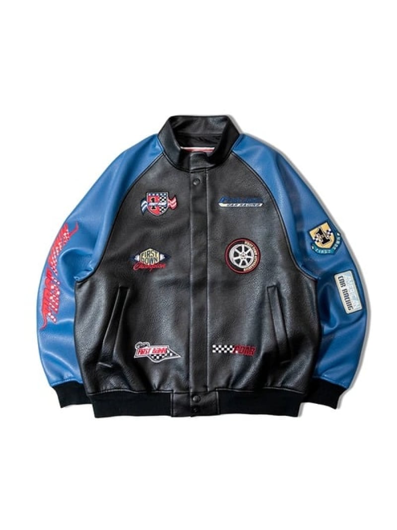 FIRST DOWN/ファーストダウン RACING JKT(MENS) SELECT BRANDS ジャックローズ ジャケット・アウター ブルゾン・ジャンパー ブラック【送料無料】[ Fashion]