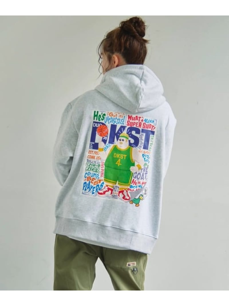 DUCKSTER/ダックスター DKST張り出し フルジップパーカー (MENS) Duckster ゴースローキャラバン トップス スウェット・トレーナー 黒いこと【貨物輸送無料】[ Fashion]