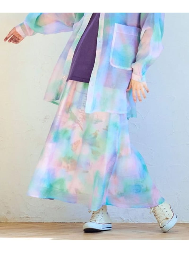 【SALE／30%OFF】虫よけシースルースカート (WOMENS) go slow caravan ゴースローキャラバン スカート その他のスカート【RBA_E】【送料無料】[ Fashion]