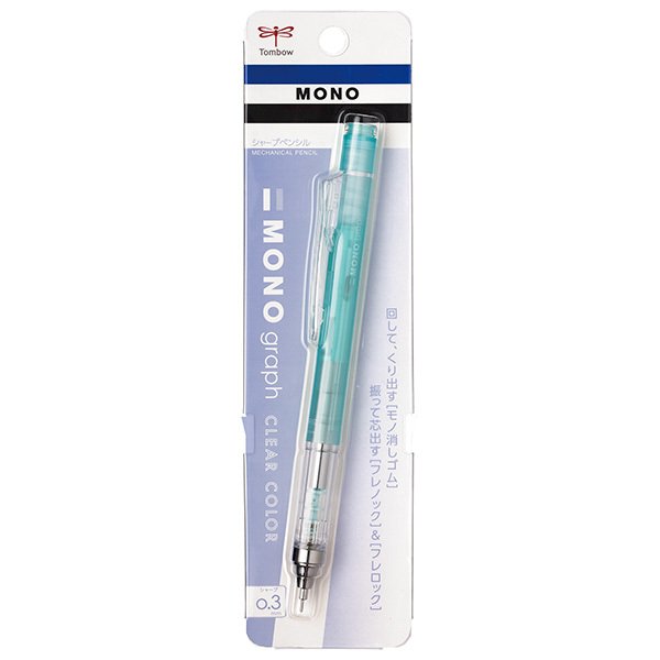 楽天市場 新製品 Mono モノグラフ クリアカラー シャープペン 0 3mm トンボ鉛筆 Dpa 139 文具セレクトショップ Sankodo