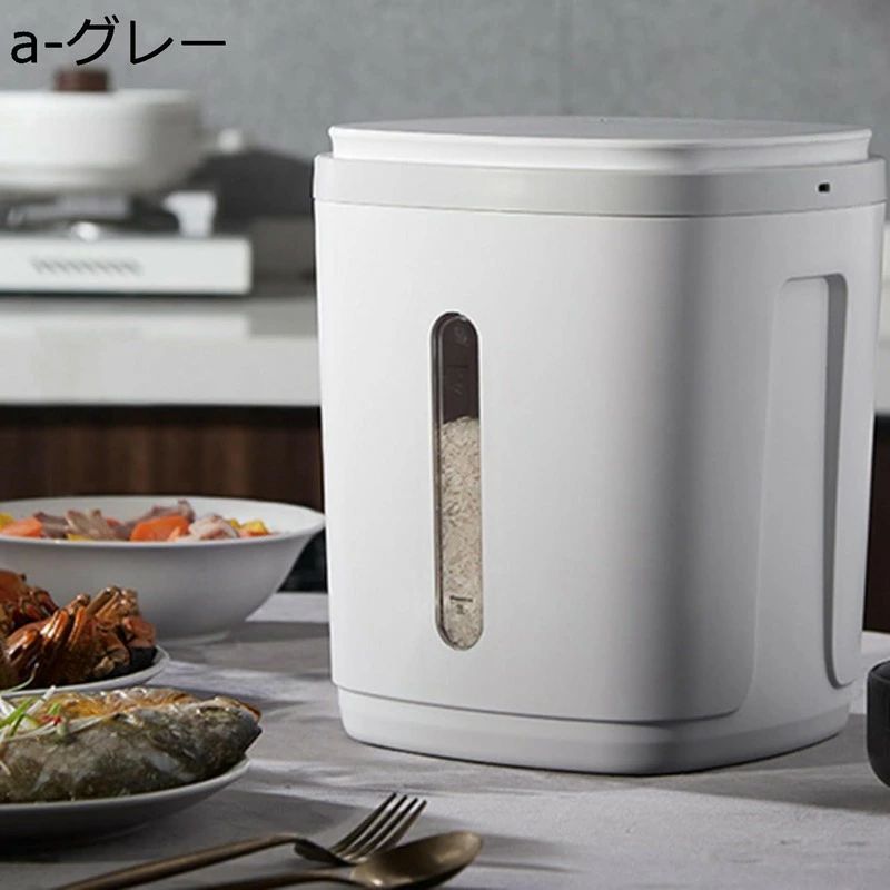 田の実GK 賢しい 大静電容量 残量突きとめる可 計測こめびつ 洗える 虫除け 密閉 身寄り用取っておく 電動 無意味さキャニスター 自動小銃密閉 防湿 無洗米 米びつ 無意味さフードストッカー