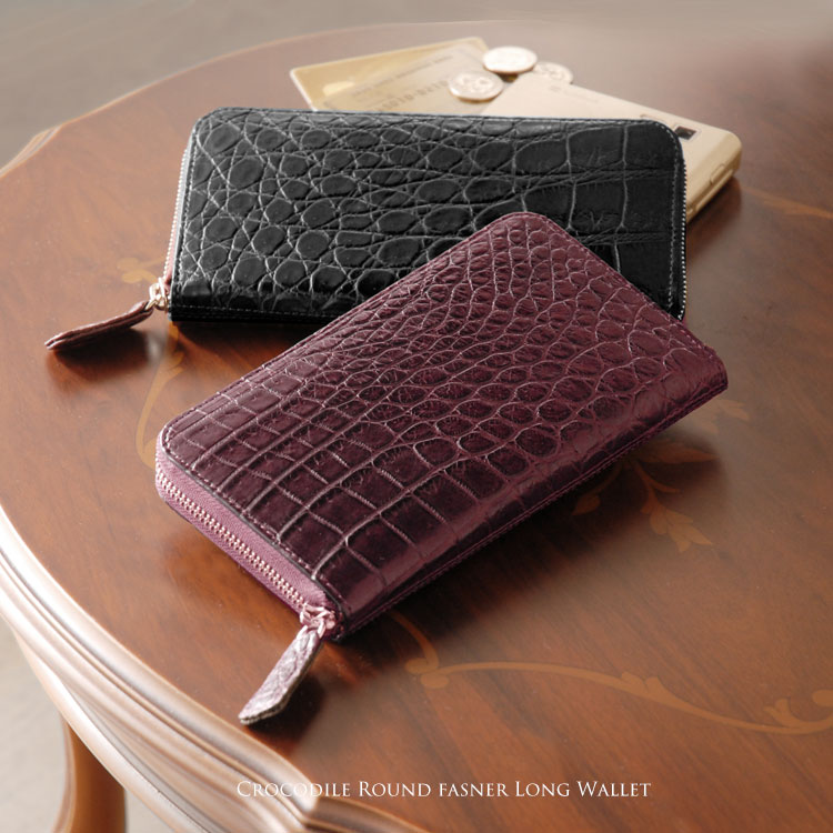 sankyo crocodile wallet mat