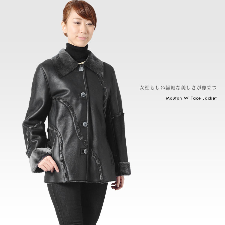 超歓迎 コート ジャケット 冬服 婦人服 アウター コーディネート 着こなし アウターリアルムートン ジャケット Wフェイス 訳あり ムートン モコモコ No 5506wkr ギフト プレゼント 冬 秋 厚みファーコーデ ふわふわ Www Mekatronik Org Tr