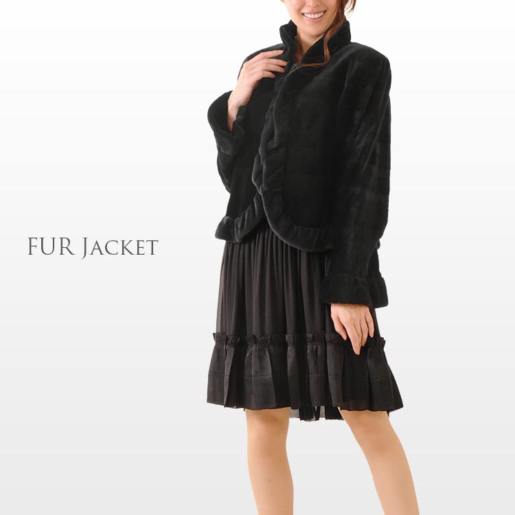 楽天市場】【29%OFFクーポン!】デミバフ ミンク コート リアル