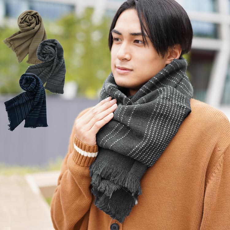 楽天市場】カシミヤマフラー メンズ チェック ブリットチェック