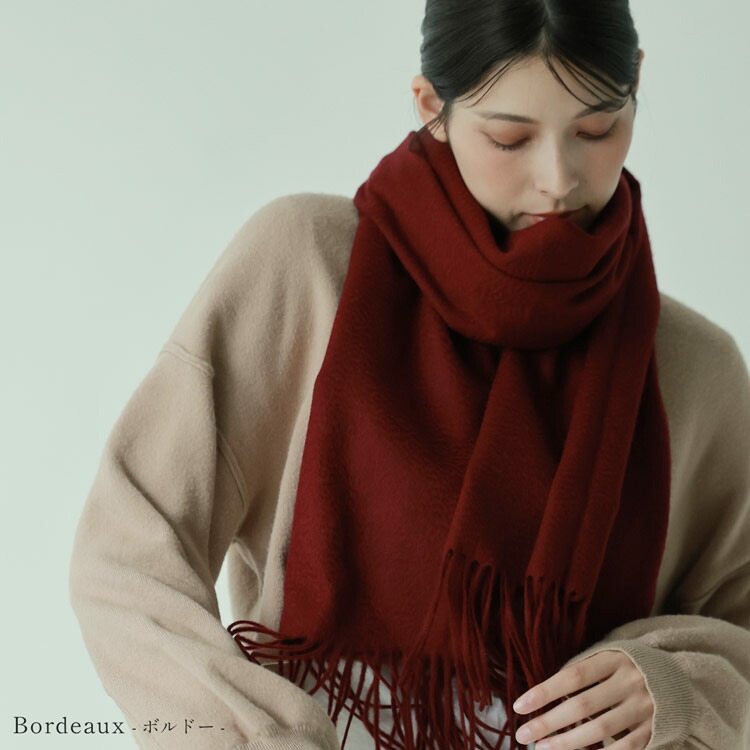 未使用 DAMA SAGA FUR ダーマ カシミヤ100% ラクーン ショール mau.さんコラボ》極やわカシミヤ 100% ストール レディース 白