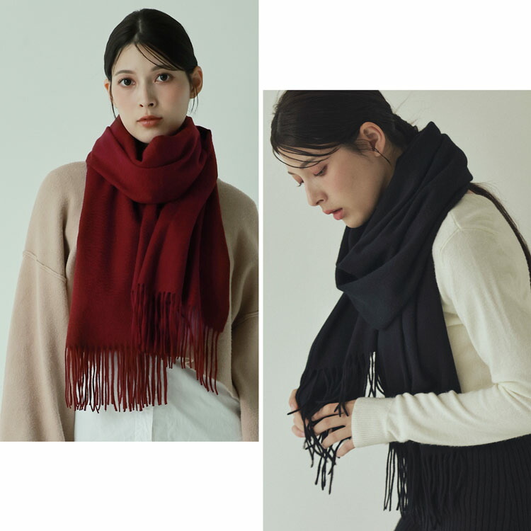 美品NOBLE♡カシミヤストール　ホワイト 6-9-2 繊維の宝石カシミヤ＆シルク 大判ストール（オフホワイト