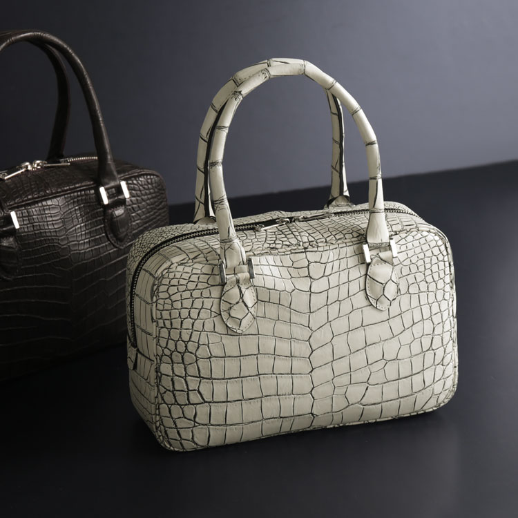 楽天市場】日本製 クロコダイル ハンドバッグ マット加工/レディース