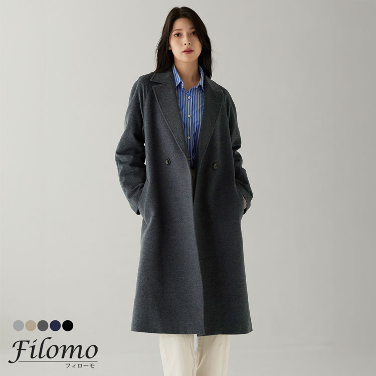 楽天市場】Filomo チェスターコート レディース 秋冬 カシミヤブレンド