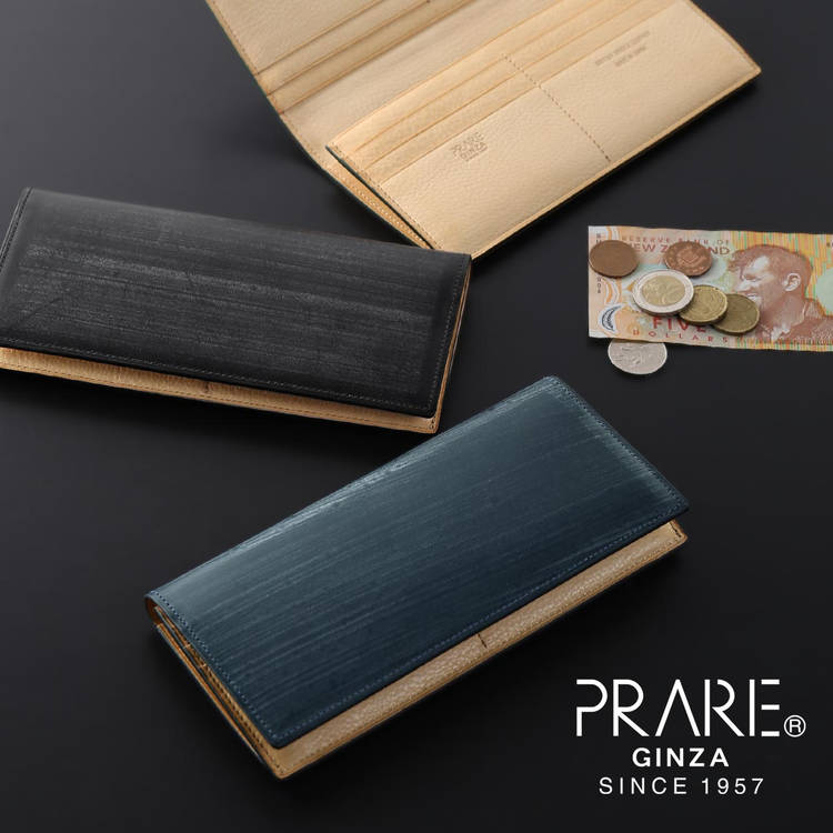 【5%オフクーポン対象】長財布 メンズ PRAIRIE プレリー 日本製 英国ブライドルレザー 【名入れ 可能】 ブランド 二つ折りタイプ 3色展開 レザー 本革 ブルーム 経年変化 ギフト プレゼント 男性 4FA (09000794-mens-1r)｜三京商会（sankyo shokai） 28,600円