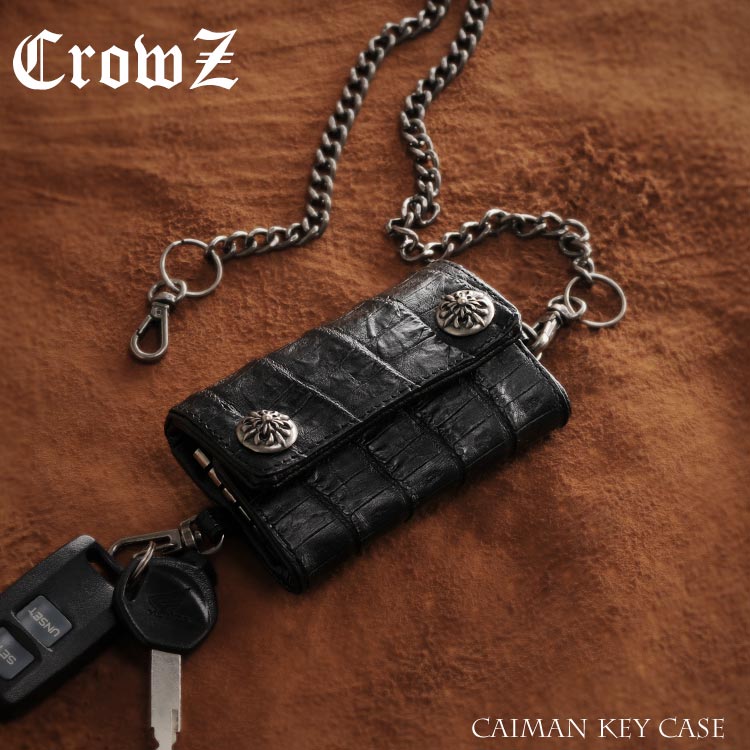 楽天市場 Crowz クローズ カイマン ベリー キーケース マット加工 チェーン付き メンズ キ ホルダ キーホルダー 本革 本皮 皮 革 レザー ワニ革 プレゼント ギフト 父 父の日 ギフト No r 三京商会 Sankyo Shokai