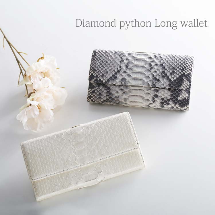 楽天市場】パイソン ギャルソン 長財布 レディース 小銭が出し入れし