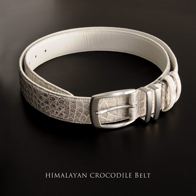 楽天市場】【5%offクーポン】ヒマラヤクロコダイル ベルト ピンタイプ