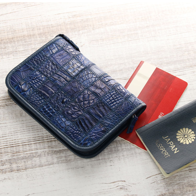 楽天市場】【5％オフクーポン】クロコダイル 通帳ケース お薬