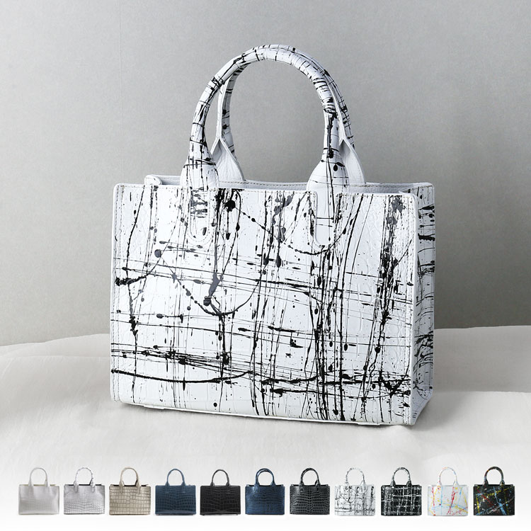 楽天市場】クロコダイル トートバッグ 2WAY ショルダーベルト付き 日本