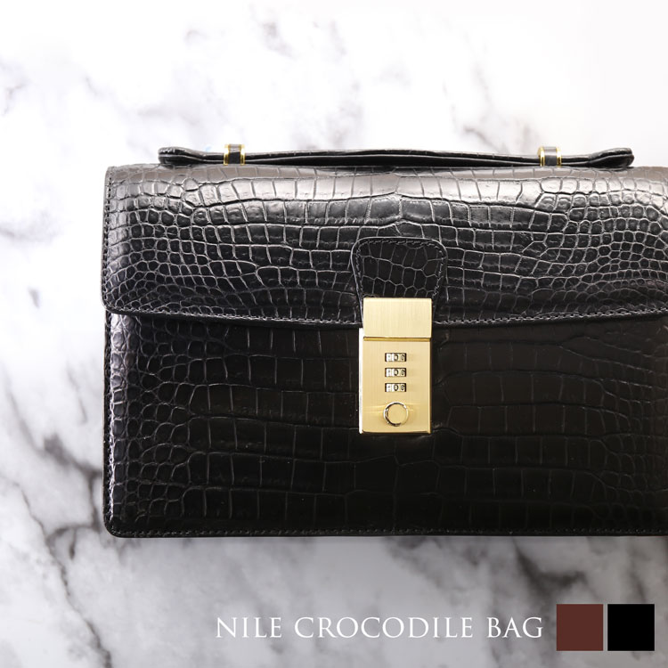 楽天市場】【10％オフクーポン発行中】クロコダイル ビジネスバッグ