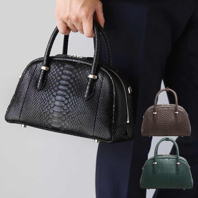 蛇革　パイソン　ケリー　バッグ　　カデナ　錠付き　美品 imgrc0087378322.jpg