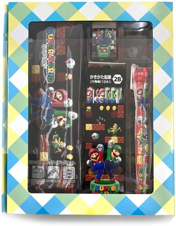 楽天市場】スーパーマリオ 文具セット 6点セット 4548351187460 新入学
