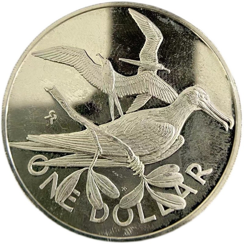 楽天市場】ベリーズ 銀貨 1974年 シルバー 品位925/1000 26.4g